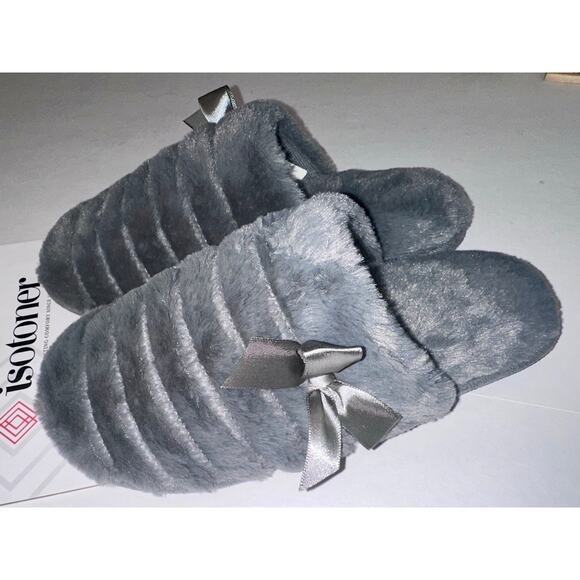 NWT Isotoner Clog Slippers Women's Medium (7.5-8) Indoor/Outdoor Slip On Comfort - Picture 3 of 8